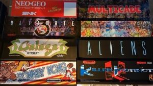 1 LOT- 80's 90's KILLER INSTINCT ARCADE GAME TRANSLITE MARQUEE'S NEW #4