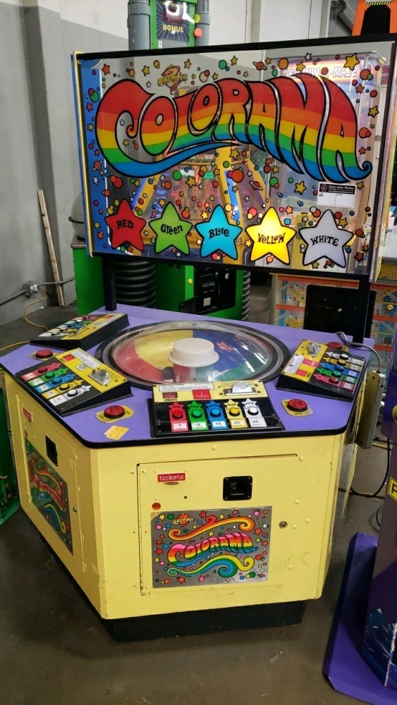 Colorama Redemption Machine COLORAMA 4 PLAYER TICKET REDEMPTION GAME BROMLEY