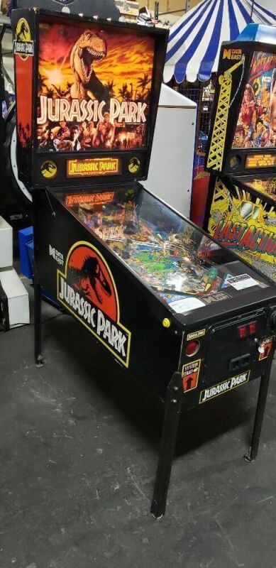 JURASSIC PARK PINBALL MACHINE DATA EAST 1993