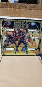 KISS PINBALL BACK GLASS REPRODUCTION LICENSED BALLY BRAND NEW
