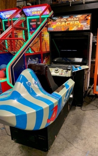 STAR WARS RACER ARCADE DELUXE 50" POD RACE ARCADE GAME