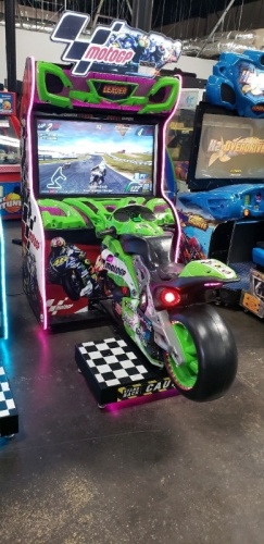 MOTO GP MOTORCYCLE RACING 42" ARCADE GAME RAW THRILLS #1