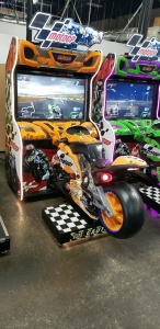 MOTO GP MOTORCYCLE RACING 42" ARCADE GAME RAW THRILLS #2
