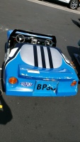 KIDDIE RIDE RACE CAR BLUE NASCAR ZAMPERLA - 4