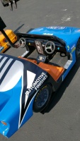 KIDDIE RIDE RACE CAR BLUE NASCAR ZAMPERLA - 5