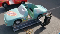 KIDDIE RIDE GREEN CAR TEAM RACING - 2