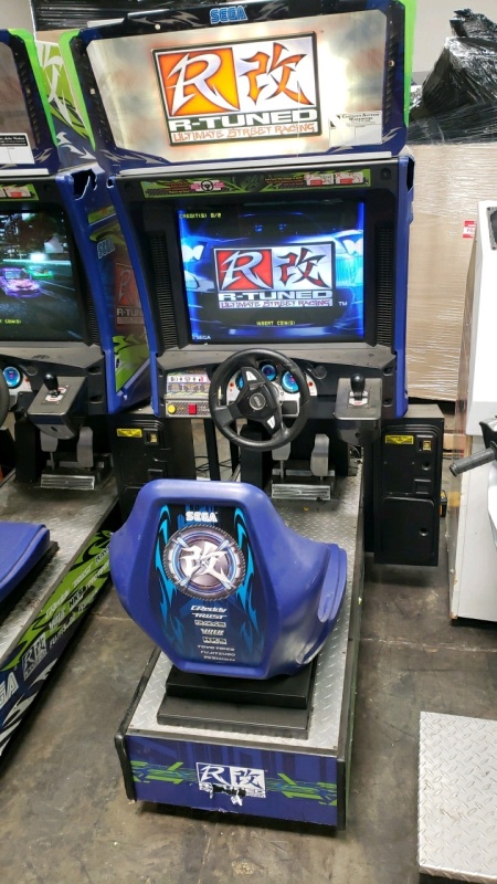 R- TUNED SEGA SITDOWN RACING ARCADE GAME #2