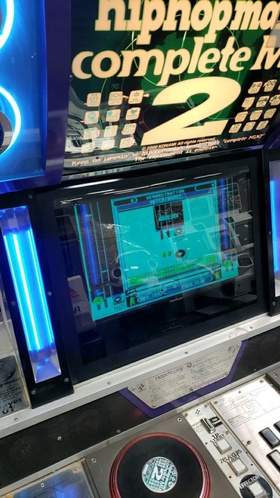 HIP HOP MANIA COMPLETE MIX 2 MUSIC ARCADE GAME KONAMI