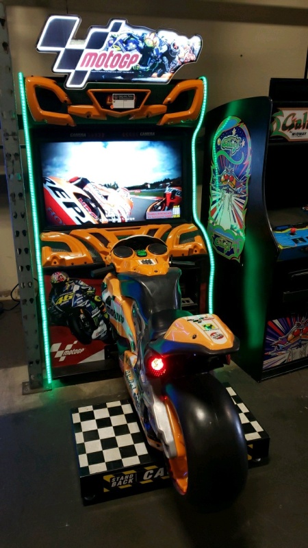 MOTO GP MOTORCYCLE RACING 42" ARCADE GAME RAW THRILLS #3