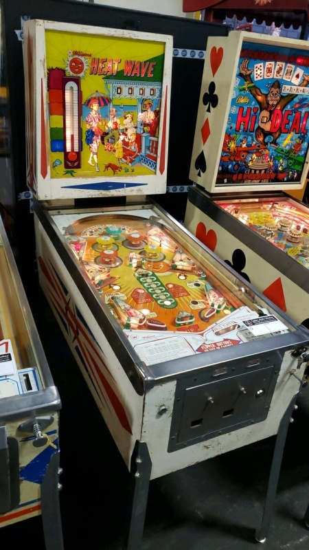 HEAT WAVE CLASSIC PINBALL MACHINE WILLIAMS 1964