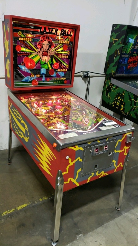 LASER BALL WIDE BODY PINBALL MACHINE WILLIAMS CLASSIC