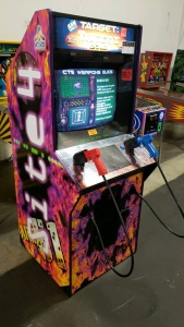 TARGET TERROR GOLD SHOOTER ARCADE GAME SITE 4 CAB