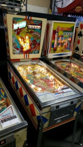 TOP CARD WEDGE HEAD PINBALL MACHINE GOTTLIEB 1974