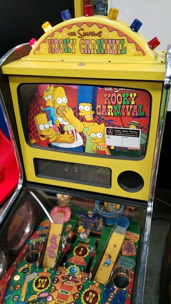 Simpsons Raffle SIMPSONS KOOKY CARNIVAL TICKET REDEMPTION GAME #1