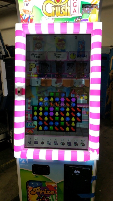 CANDY CRUSH PRIZE MERCHANDISE REDEMPTION GAME