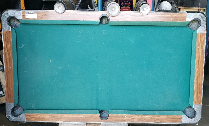 POOL TABLE DYNAMO 7' SLATE TOP COIN OP