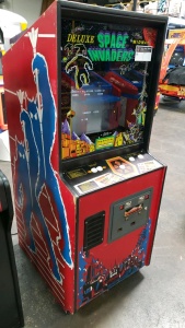 SPACE INVADERS DELUXE W/MULTI ARCADE GAME ORIG CABINET