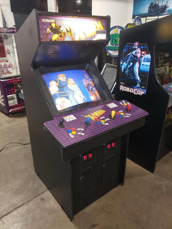 X Men Dedicated Konami 4 Player Arcade Game
