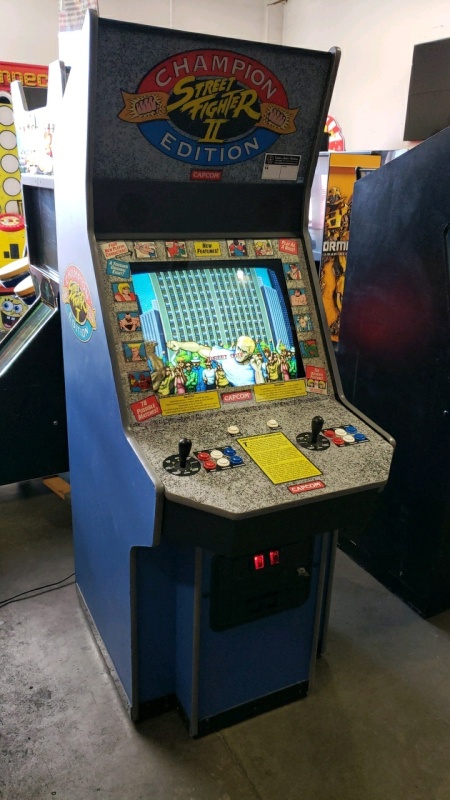 STREETFIGHTER II CHAMPIONSHIP EDITION BIG BLUE CAPCOM CAB