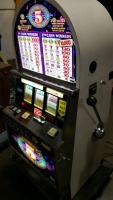 5 TIMES PAY IGT ROUND TOP ANTIQUE SLOT MACHINE - 5