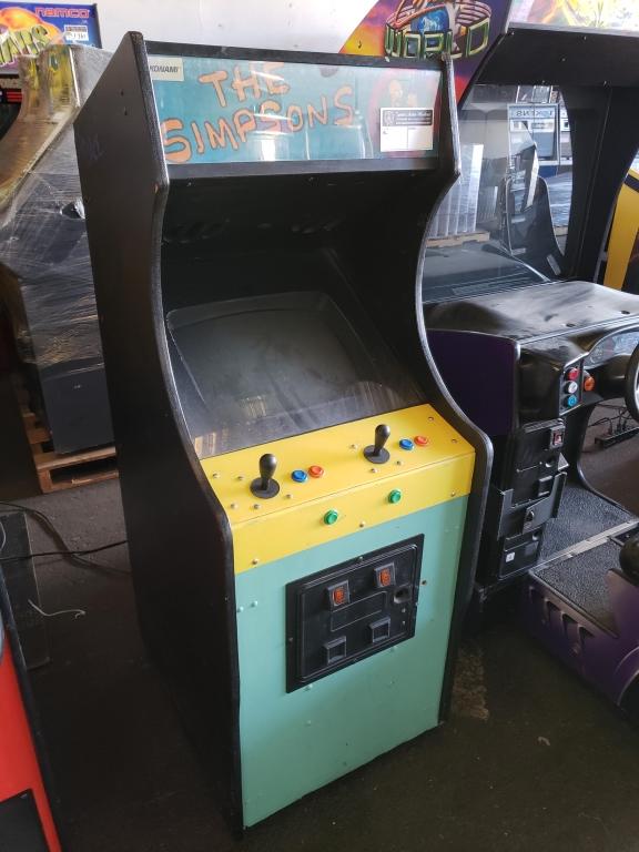 THE SIMPSONS 2 PLAYER UPRIGHT ARCADE GAME