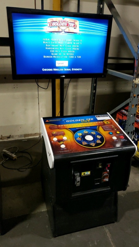 GOLDEN TEE LIVE 2019 PEDESTAL GOLF SPORTS ARCADE GAME