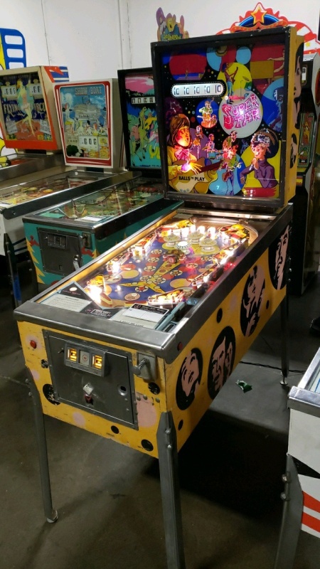 SUPER STAR 1 PLAYER CLASSIC PINBALL MACHINE WILLIAMS