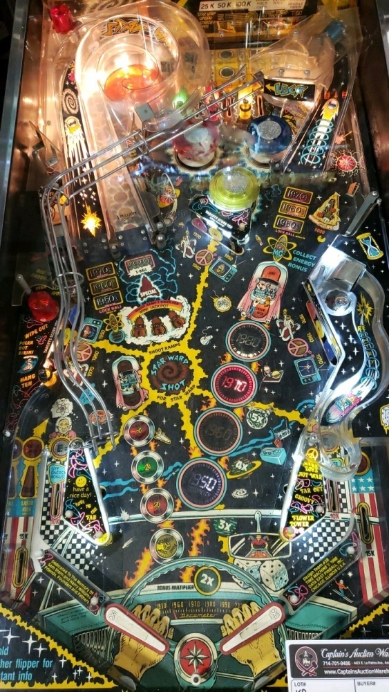 Tim Machine Pinball Machine TIME MACHINE PINBALL MACHINE DATA EAST