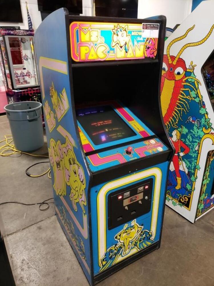 MS PACMAN CLASSIC ORIGINAL ARCADE GAME BALLY