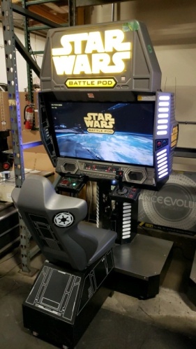 STAR WARS BATTLE POD SINGLE PLAYER SITDOWN ARCADE GAME NAMCO #2