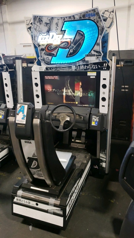 INITIAL D8 SITDOWN DRIVER ARCADE GAME SEGA #1