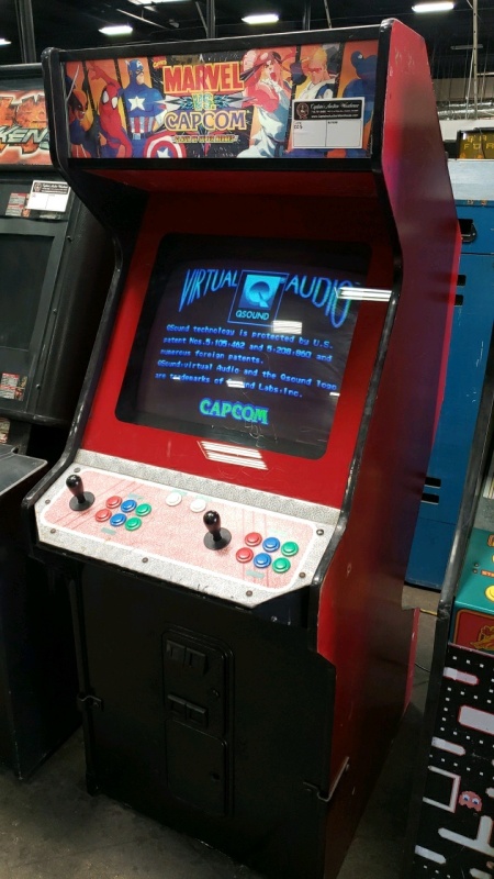 MARVEL VS CAPCOM CLASH OF THE SUPER HEROS ARCADE GAME CAPCOM