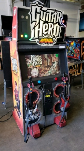 GUITAR HERO UPRIGHT ARCADE GAME RAW THRILLS ACTIVISION