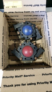 1 BOX LOT 2 TRACK BALLS FOR ARCADE GAMES MISC.