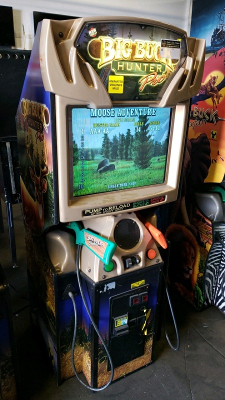 BIG BUCK HUNTER PRO SHOOTER ARCADE GAME RAW THRILLS #1