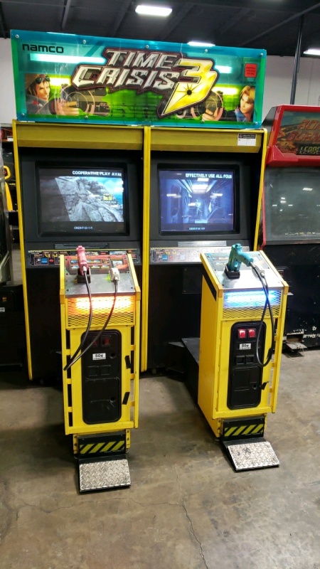 TIME CRISIS 3 DUAL SHOOTER ARCADE GAME NAMCO