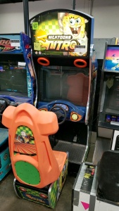 NICKTOONS NITRO SITDOWN RACING ARCADE GAME DFC