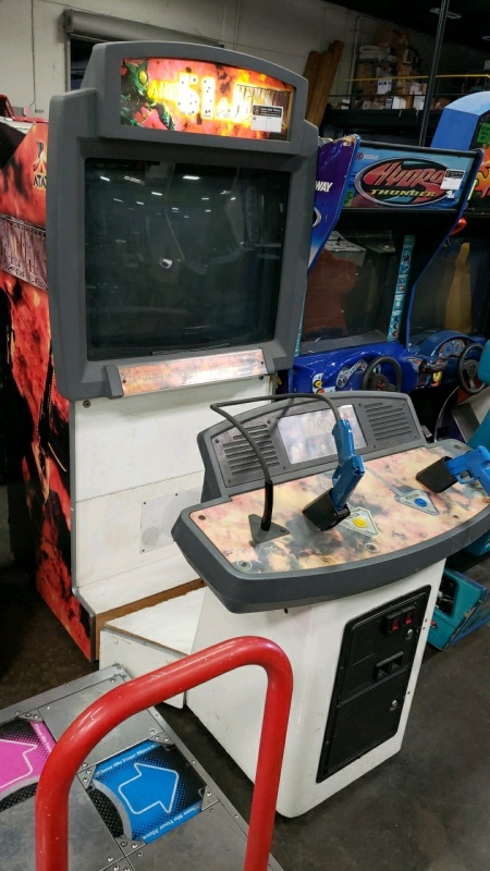 AREA 51 MAX FORCE COMBO 38" DEDICATED SHOWCASE ARCADE GAME CBE