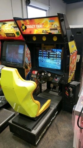 CRAZY TAXI SITDOWN DRIVER ARCADE GAME SEGA NAOMI