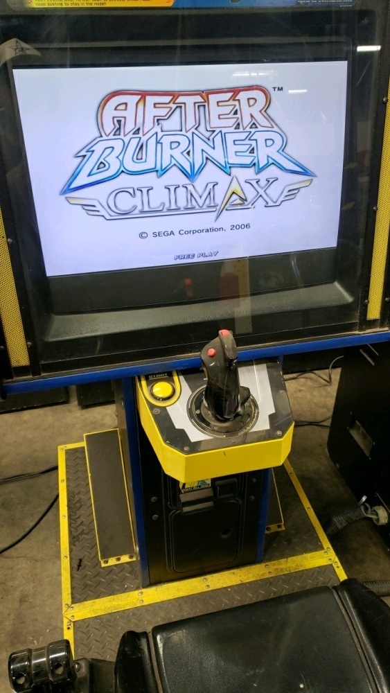 AFTERBURNER CLIMAX JET FIGHTER ARCADE GAME SEGA W/ LCD AFTERBURNER CLIMAX JET FIGHTER ARCADE GAME SEGA W/ LCD