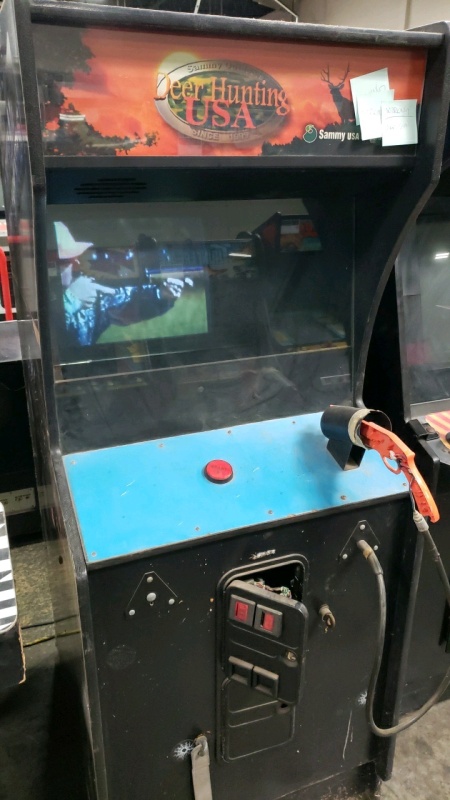 DEER HUNTING USA SHOOTER ARCADE GAME LETHAL ENF. KONAMI CAB