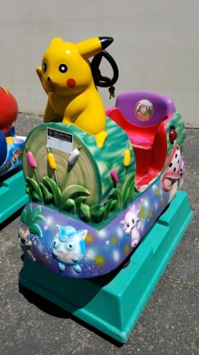 KIDDIE RIDE PIKACHU TREE CAR RIDER #3