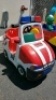 KIDDIE RIDE POLICE CAR TOP RED & WHITE RIDER