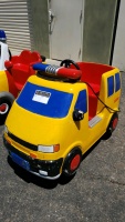 KIDDIE RIDE POLICE CAR TOP YELLOW FRONT RIDER - 2