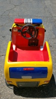 KIDDIE RIDE POLICE CAR TOP YELLOW FRONT RIDER - 3