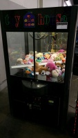 TOY HOUSE PLUSH CLAW CRANE MACHINE RAINBOW BLK/ RDA - 4