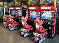 MAXIMUM TUNE 5 DELUXE 50" RACING ARCADE GAME SINGLE SEAT LINKABLE - 2