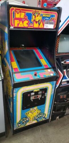 MS PAC-MAN UPRIGHT CLASSIC ARCADE GAME BALLY MIDWAY