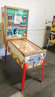 CIRCUS QUEEN ANTIQUE BINGO WOOD RAIL AMUSMENT GAME