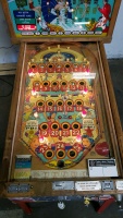 CIRCUS QUEEN ANTIQUE BINGO WOOD RAIL AMUSMENT GAME - 3